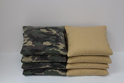 Free Donkey Sports Regulation Cornhole Bags (Set of 8) State and Camo Themes