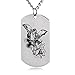 ZJFHTD St Michael Dog Tag Necklace saint michael the archangel Protect Us Prayer Protection Pendant Religious Gifts for Men Christian-C13 (St Michael archangel)
