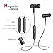 Bluetooth Headphones, Charlemain Wireless Magnetic Earbuds Stereo Noise Cancelling Sweatproof In-Ear Earphones Gym Running Workout Sports Headsets with Mic for iPhone X/8/7 Plus Samsung Galaxy S7 S8
