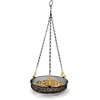Amazon Com Gray Bunny Hanging Bird Feeder Tray With Strong