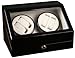Kendal Quad Watch Winder Box, Automatic Watch Turner Case, OAK Color Wood Watch Spinner with 6 Storage, Upgraded Quality Japanese Motor Keep Quiet 2021