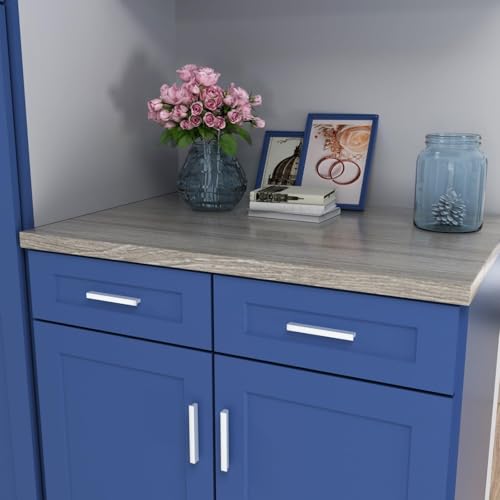 LONTAN 10 x White Handles for Kitchen Cabinets and Cabinets - 160 mm