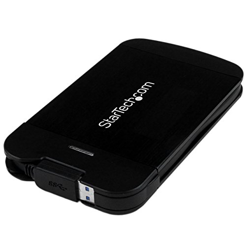 Startech.com 2.5" hard drive enclosure – supports uasp –…