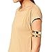 iWenSheng Women Fashion Adjustable Upper Hand Arm Bangle Cuff Bracelet Gold Tone