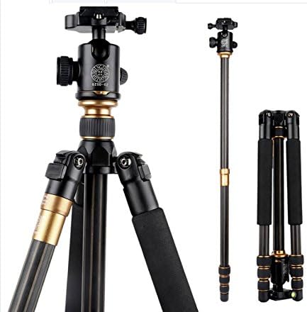 Q999 63'' 15KG Load Professional Diamond Design Photo Tripod Monopod for DSLR Digital Camera Aluminium Portable Traveling Tripod