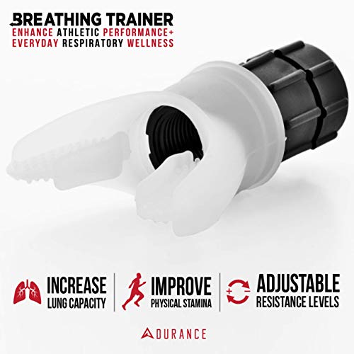 Adurance Breathing Exercise Device, Lung Health Exerciser High Altitude
