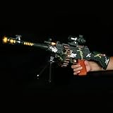 Fun Central AT754 LED Camo Sniper Rifle, LED Light Up Rifle, LED Camo Sniper Rifle, Kids LED Rifle - for Party Favors, Gifts, Prizes, Rewards