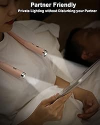 D BABE LED Neck Reading Light, Book Lights for