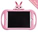 iPad Air2 Pro9.7 2017/2018 Case, Bole Cat Case for Kids Handle Silicone Cute Cartoon Rabbit Design Shockproof Waterproof with Holder for Children