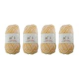 BambooMN Brand Cotton Select Yarn - 4 Pack - Sunflower - CYCS022