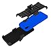 HTC Desire 626s Case, HTC Desire 626 Case, EC™ Heavy Duty Hybrid Armor Dual Layer Holster Case with Kickstand + Belt Swivel Clip for HTC Desire 626 (Black/Dark Blue)
