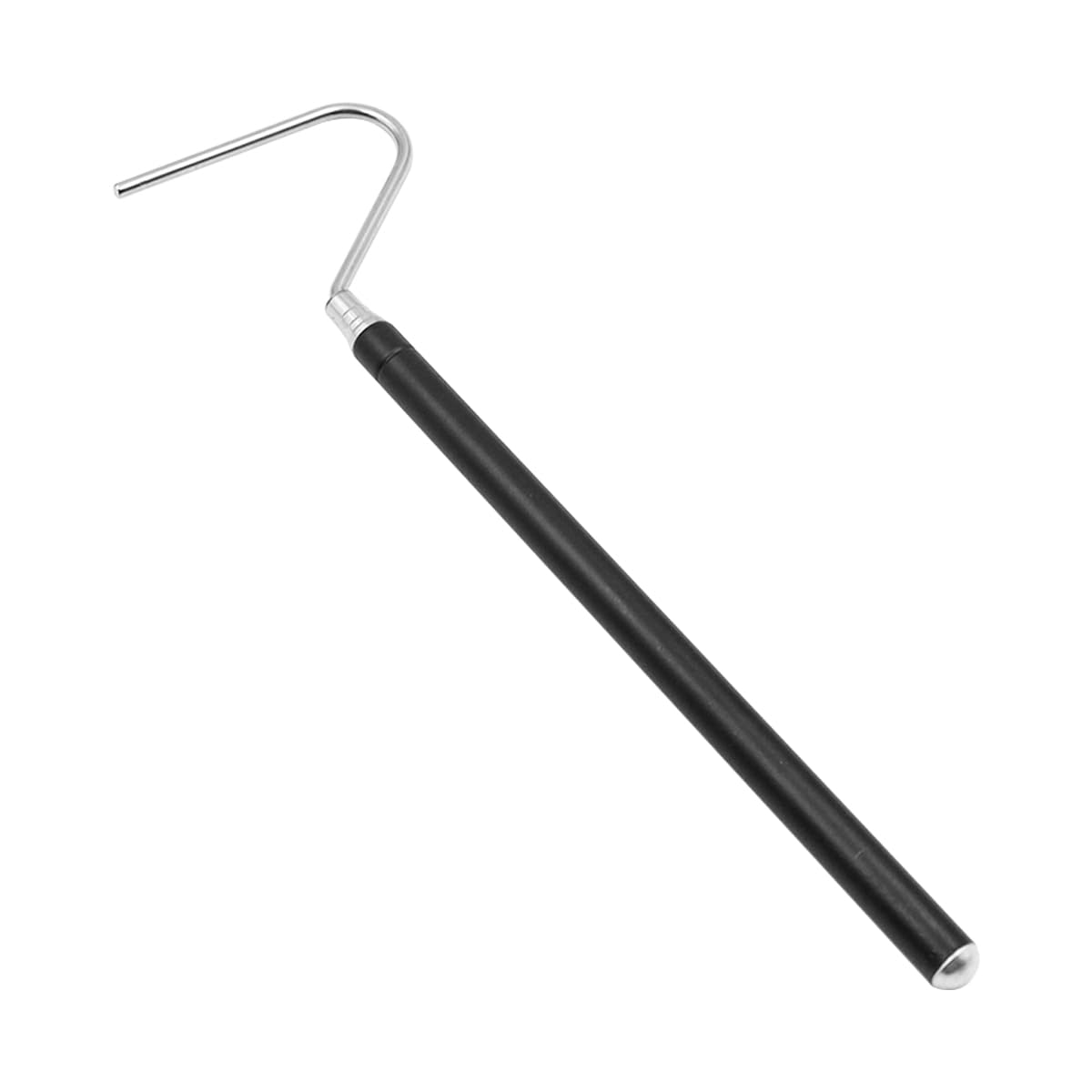 ZONADAH Extra Long Collapsible Stainless Steel Snake Hook Extends to 39 Inches Heavy Duty Snake Tongs Hook Reptile Catching Tool Snake Catching Supplies