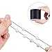 JEWELEADER 116 Yards Round Waxed Polyester Cord 0.5mm Macrame Craft DIY Thread Rattail Beading String for Jewelry Making Chinese Knotting Kumihimo Shamballa Friendship Bracelets Black