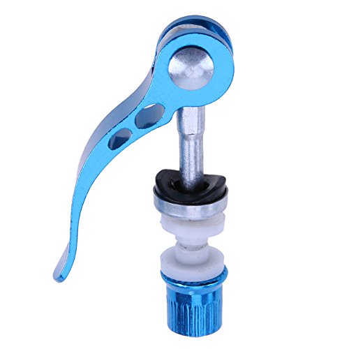Ireav Bike Seat Clamp - 4Pcs Aluminium Alloy Bicycle Quick Release Seat Post Clamp,Bike Seatpost Skewer Bolt,Mountain Bike Accessories