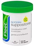 Fleet Glycerin Suppositories -- 50 Suppositories - 2 Packs