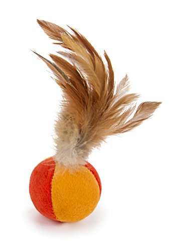 SmartyKat Flutter Ball Cat Toy Feather Ball 2 Pack
