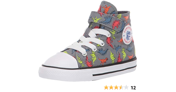 grey dinosaur converse