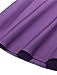 Dressystar DS1956 Women Vintage 1950s Retro Rockabilly Prom Dresses Cap-Sleeve M Purple