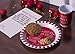 Tiny Ideas Santa's Cookies, Holiday Cookie Dish & Cup Gift Set, Leave for Santa On Christmas Eve, Christmas Craft, Red, 98057
