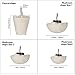 MATCC 4 Pack Polishing Wheel White Flannelette Polishing with 1/4'' Handle for Metal Aluminum,Stainles Steel,Chrome,Jewelry,Wood,Plastic,Ceramic,Glass,etc