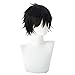 Angels of Death Zack Isaac Foster Cosplay Wig Cosplay Costume Hair Black