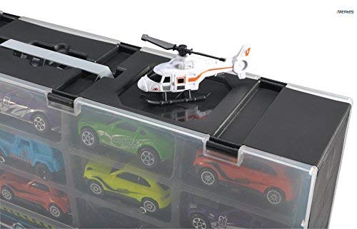 Memtes Dinosaur and Wild Life Animal Safari Car Carrier Transport Truck Toy (Includes 6 Dinosaurs 6 Animal, Jeep and Helicopter)