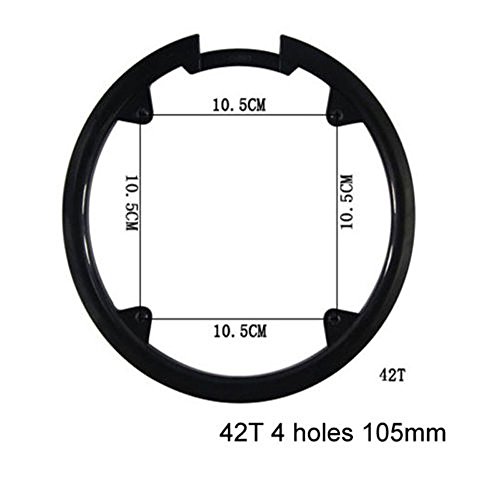 Joan Bicycle Chainring Sprockets Cranksets Guard Protector 42t 4 Bolts 105mm, Bike Chainstay Protector