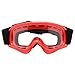 TMS Youth Kids Red Flame Dirt Bike ATV Motocross Helmet with Goggles and Gloves (Large)