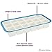 Superb Cube 1.4 Inch Cube Silicone Ice Cube Tray with EZ-Release & No-Spill Steel Reinforced Rim - Makes 18 Cubes