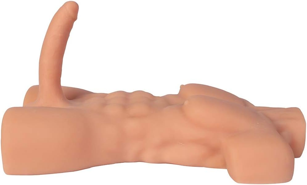 ZHUYILONG Realistic 7.87 Inches Pê.Nís 3D Male Adullt Toy Realistic Shape Comfortable Men Torso Dolls Sěx Orgásm for Women Toys