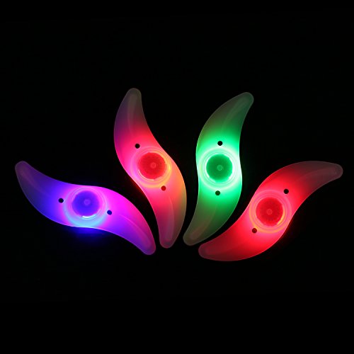 UPC 713803875057, Bike Wheel Light Bicycle Spoke LED Neon Lights Waterproof Tyre Wire Safety Alarm Lamp (Multi-Color) (Pack of 4pc)