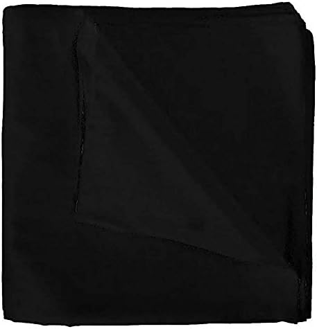 Mechaly Solid Colors 100% Cotton Bandana - 12 Pack
