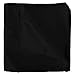 Mechaly Plain 100% Cotton X-Large Bandana - 27 x 27 Inches (Black)
