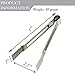 7 Inches Premium Stainless Steel Ice Tongs by Okey Kitchen, Mini Serving Sugar Tongs for Home, Kitchen, Bar, Food, Catering, Ice Bucket, Restaurant and Party (Silver)