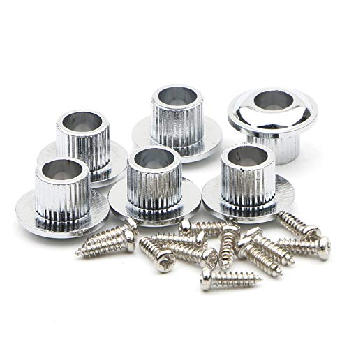 Chrome 3R3L Semiclosed Tuning Pegs Machine Heads for Acoustic Guitar
