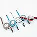 QKILL 2016 Newest! 5 PECES! 2 in1 colored draging pattern Retractable Charger Data Sync USB Cable for iPhone 5 6 6S IPAD MINI AIR Samsung Andriod (5PECES)