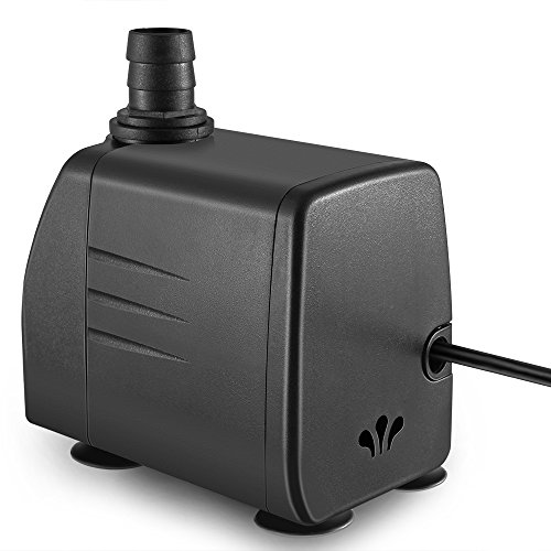 OBVIS 265 GPH Submersible Pump Indoor Outdoor Water Fountain Pond Aquarium Quiet US Plug