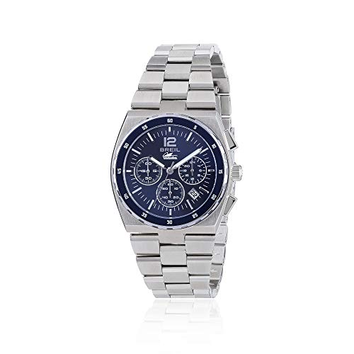 BREIL-Ladies-Chronograph-Watch-Manta-Sport-TW1690-Blue-Dial-with-Date-Steel-38mm-Case-and-Bracelet-Chrono-Quarz-Movement