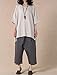 Mordenmiss Women's Summer Tee Shirt Oversized Top (Style 2-beige)