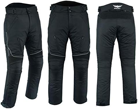 Men Textile Waterproof Motorbike Motorcycle Thermal Armoured Trousers Cargo Pant Black Cameo Grey Green