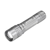ABC® Focus 3000 Lumens 3 Modes CREE XML T6 LED 18650 Flashlight Torch Powerful (Silver)