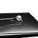 AAAA Quality Single White Round Freshwater Cultured Pearl Sterling Silver Necklace for Women 16 + 1 inches