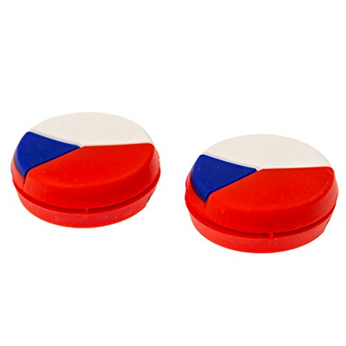 Racquet Accessories TennisGeek National Flag Tennis Dampener 3 Pack