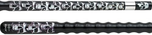 Stealth Cues Glitter Black with Metal Overlay Points Cue Weight: 18 Oz.