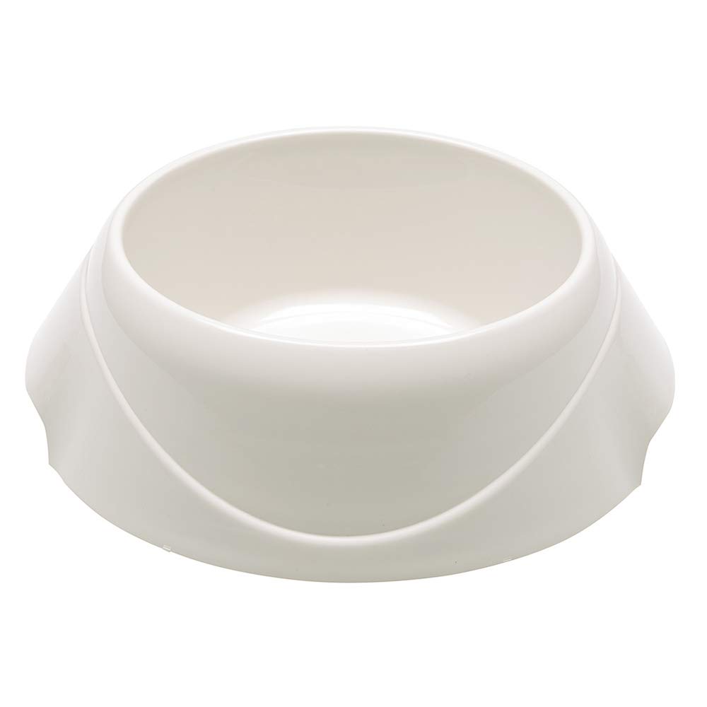 Ferplast Magnus Dog Feeding Bowl - Heavy-Duty, Non-Slip, Eco-Friendly Plastic Dog Bowl, 2 Liter, Grey