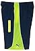 PUMA Youth Boys Lifestyle Athletic Short (X-Large 18/20, Deep Navy / Safety Yellow)