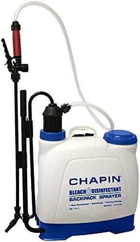 Chapin 61575 4-gal Euro Style Backpack Bleach and Disinfectant Poly Sprayer