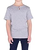 Colored Organics Boys' Organic Toddler Reef Henley Shirt