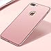 GerTong iPhone 7 Plus/8 Plus Case Ultra Thin Matte Texture Hard Plastic PC Phone Cover Silky Smooth Touch Surface Full Body Protective Case for iPhone 7 Plus/8 Plus (Rose Gold)