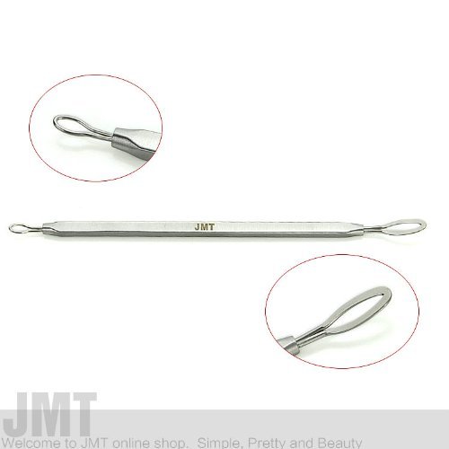 JMT Professional Stainless Steel Comedone Extractor Skin Care Tool Blackhead Whitehead Remover Steel